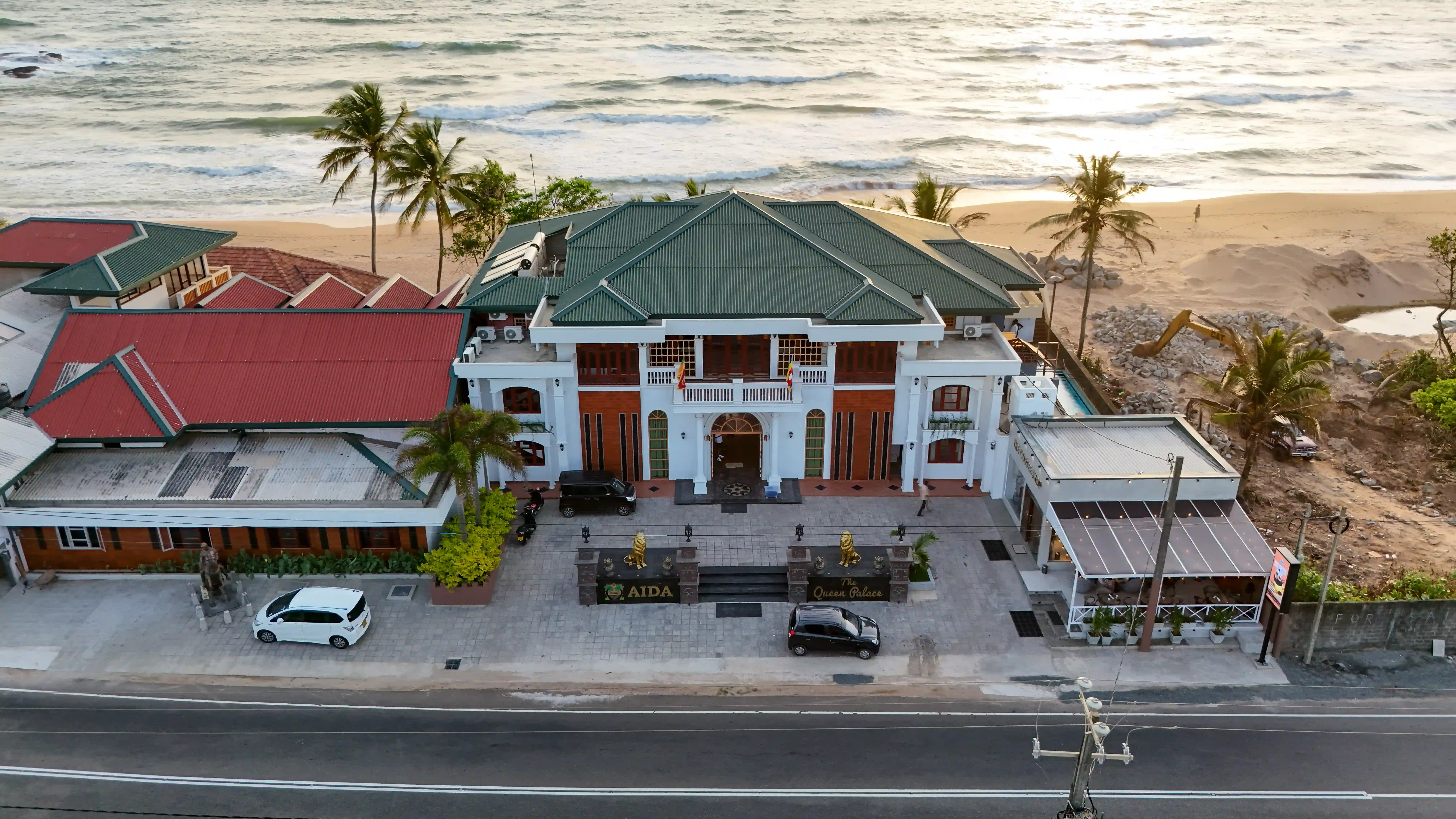 Abstract painting with vibrant colors