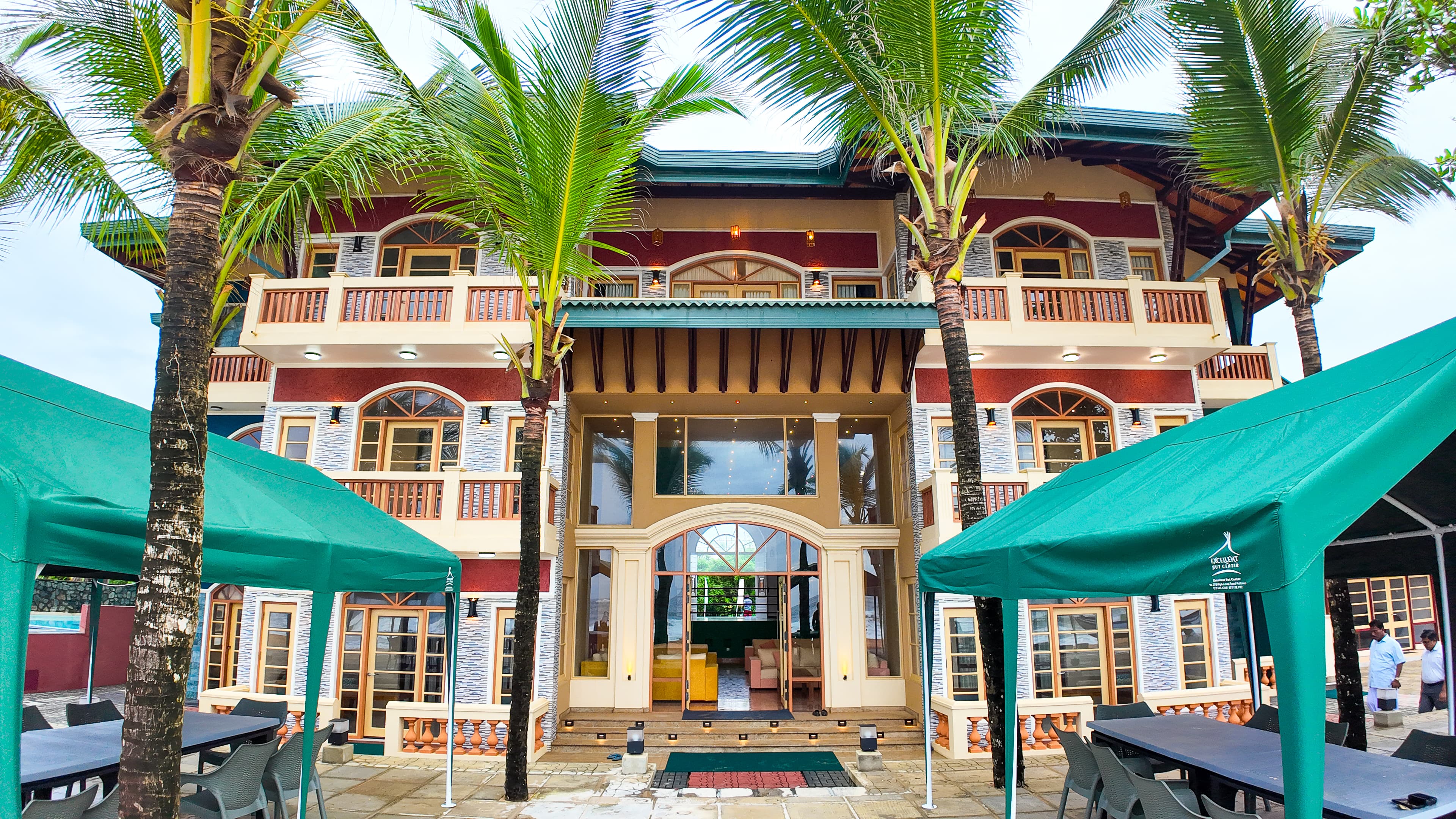 Abstract painting with vibrant colors